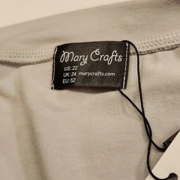 Gray Mary Crafts Stretch Tunic - XXL 22 - Picture 5 of 5